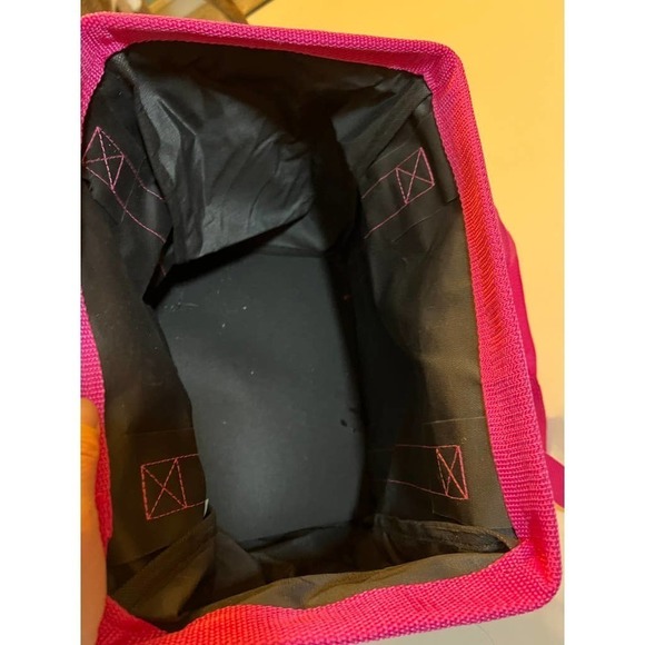 Pure Romance Black with Pink Logo Utility Tote Bag - Picture 3 of 4